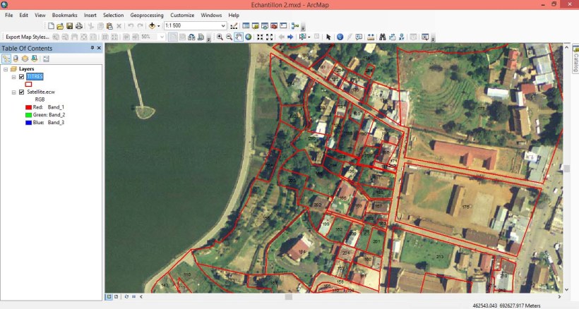 Digitalisation de parcelles